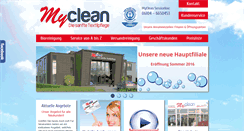 Desktop Screenshot of myclean-center.de